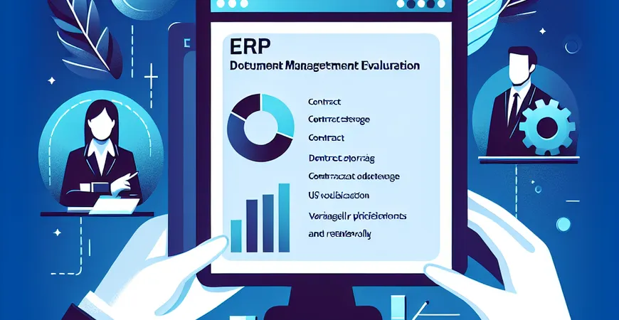 ERP 软件文档管理测评：合同存储检索便捷性实测
